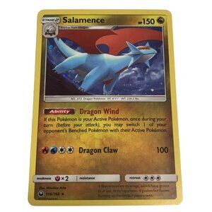 Pokémon Salamence 150 HP Holo Rare 106/168 Dragon Claw & Dragon Wind Card